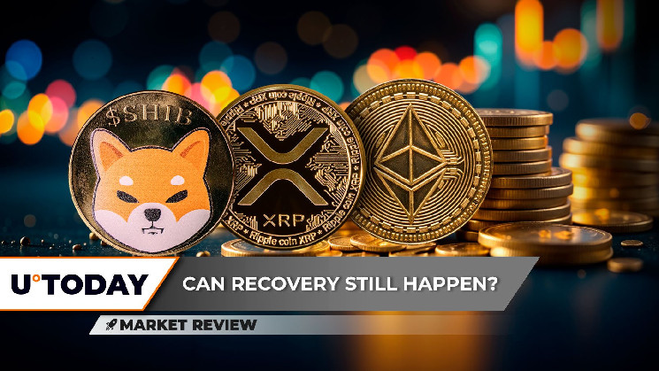 خطر صلیب مرگ برای Shiba Inu؛ چشم‌انداز بازیابی XRP و صعود ETH