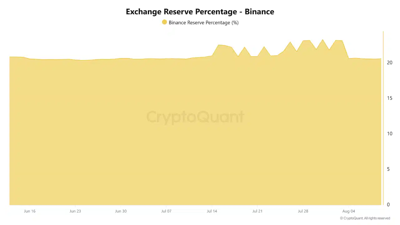 هلدینگ عظیم BTC Binance نگرانی های متمرکز برای بیت کوین